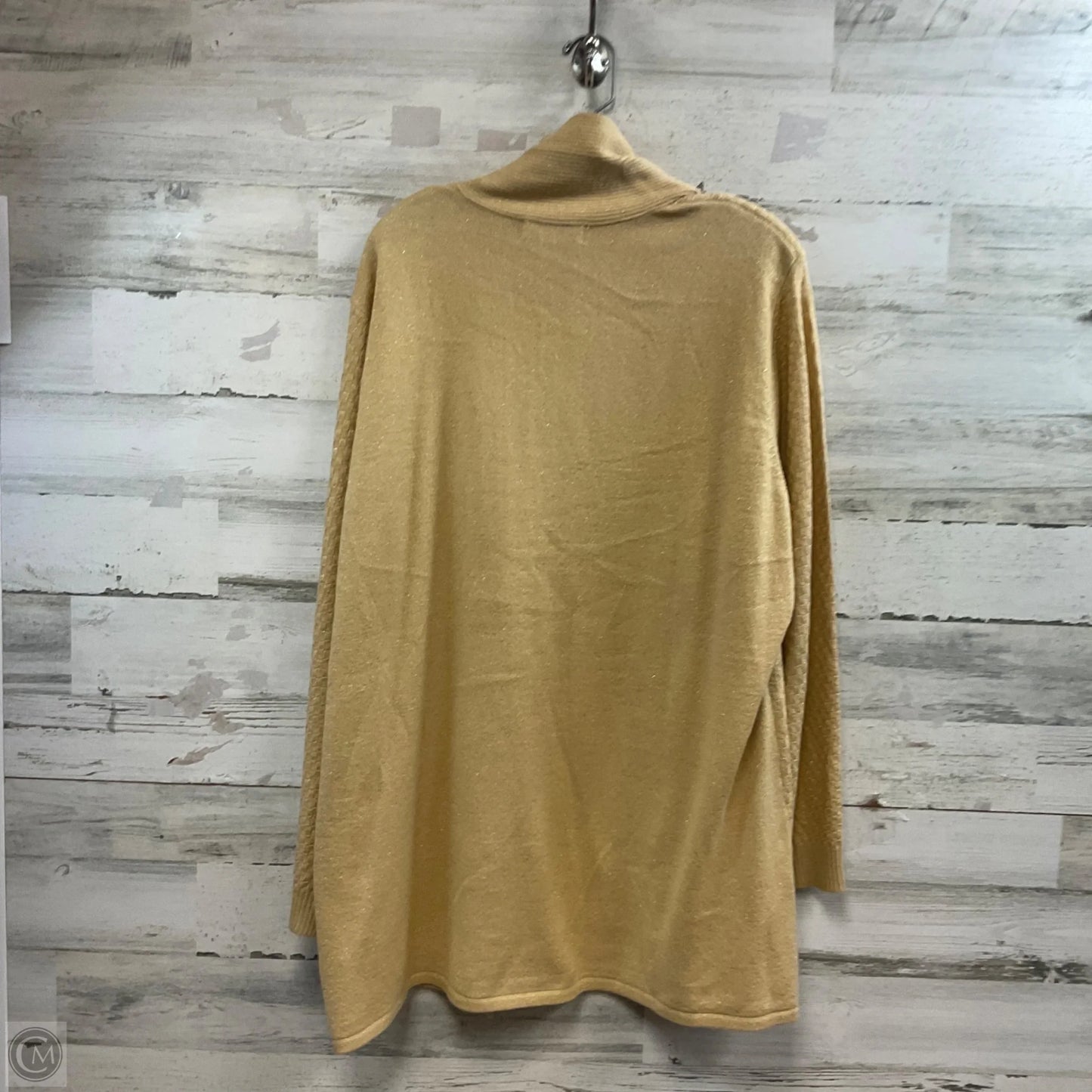 Sweater By Sag Harbor In Brown, Size: 2x