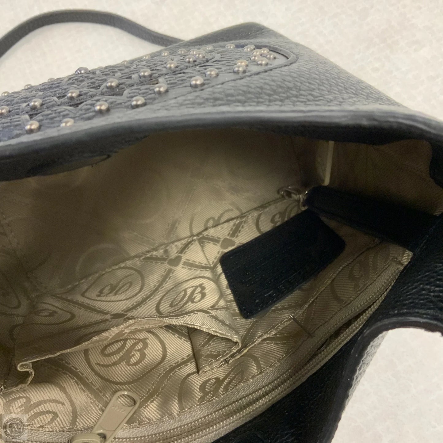 Handbag Leather By Brighton, Size: Medium