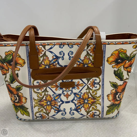 Handbag Leather By Brighton, Size: Large