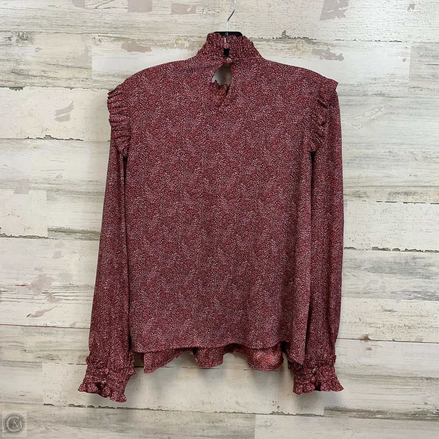 Blouse Long Sleeve By Dear John In Red, Size: M