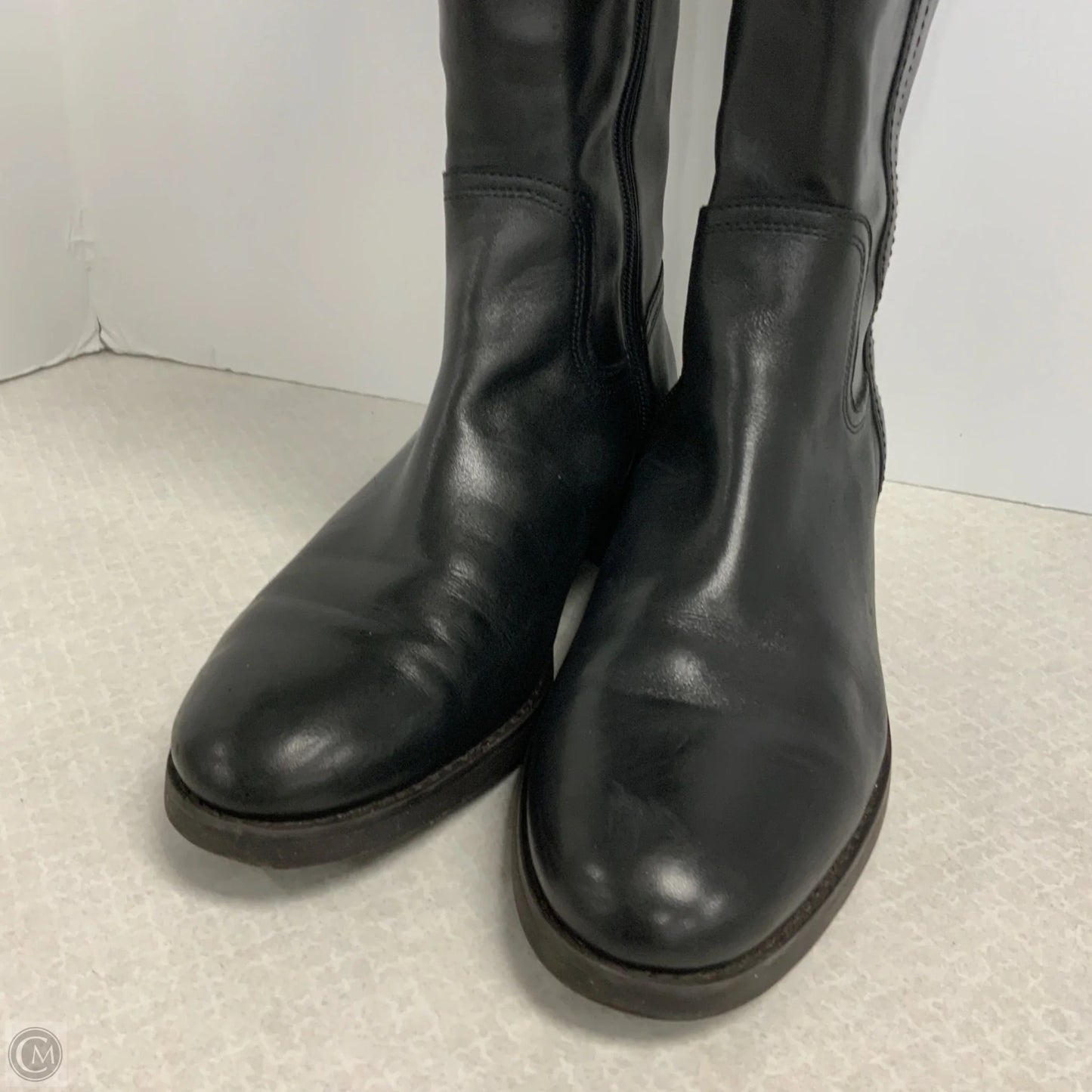 Boots Designer By Coach In Black, Size: 9.5