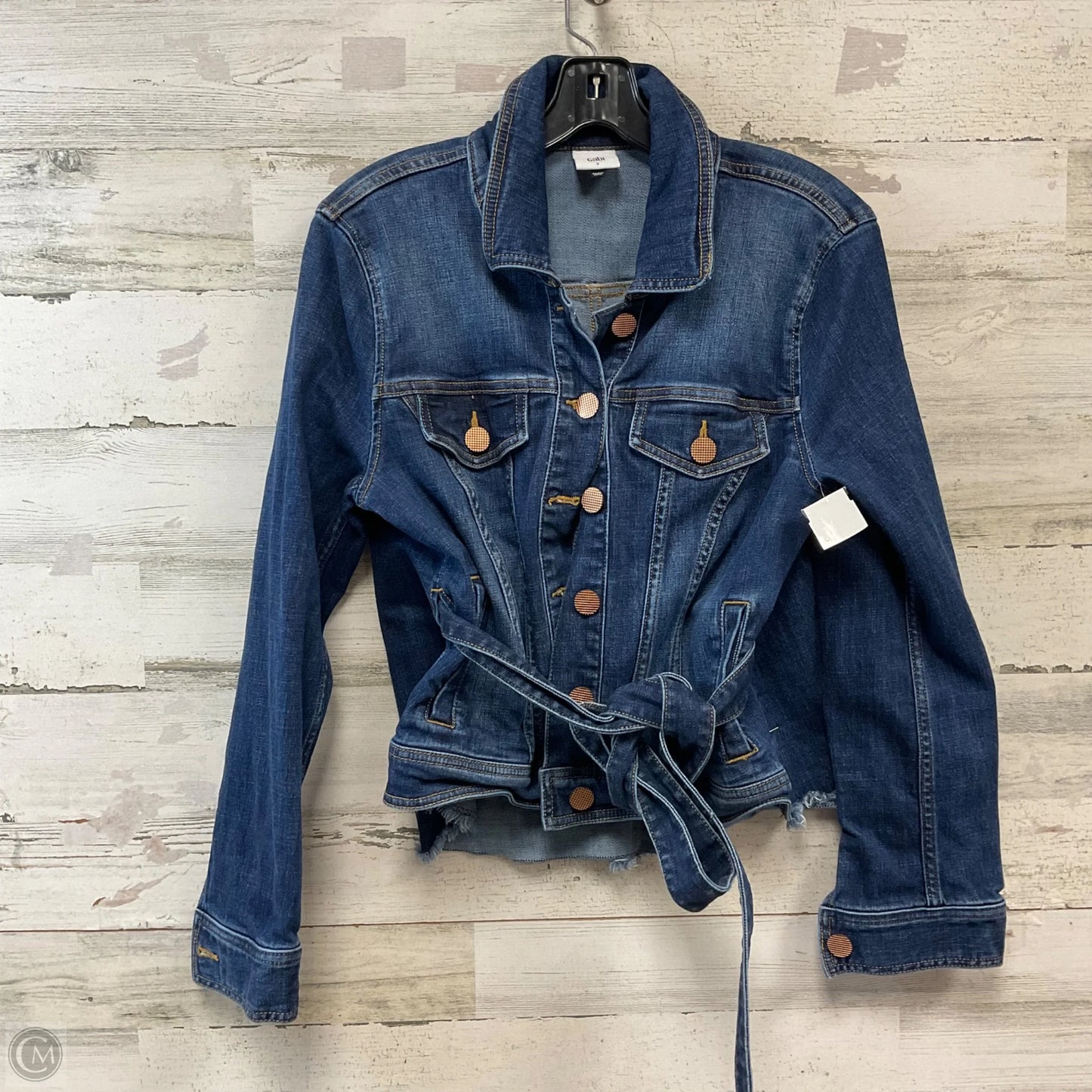 Jacket Denim By Cabi In Blue Denim, Size: S