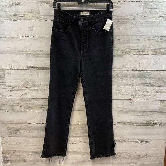 Jeans Boot Cut By Madewell In Black Denim, Size: 4