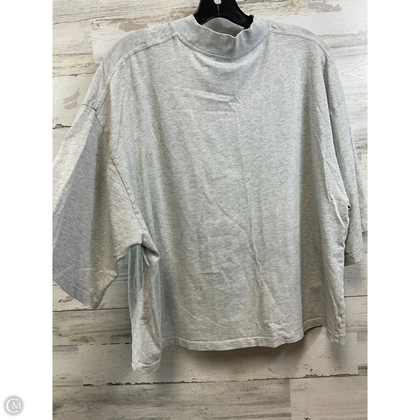 Top Short Sleeve By Anine Bing In Grey, Size: L