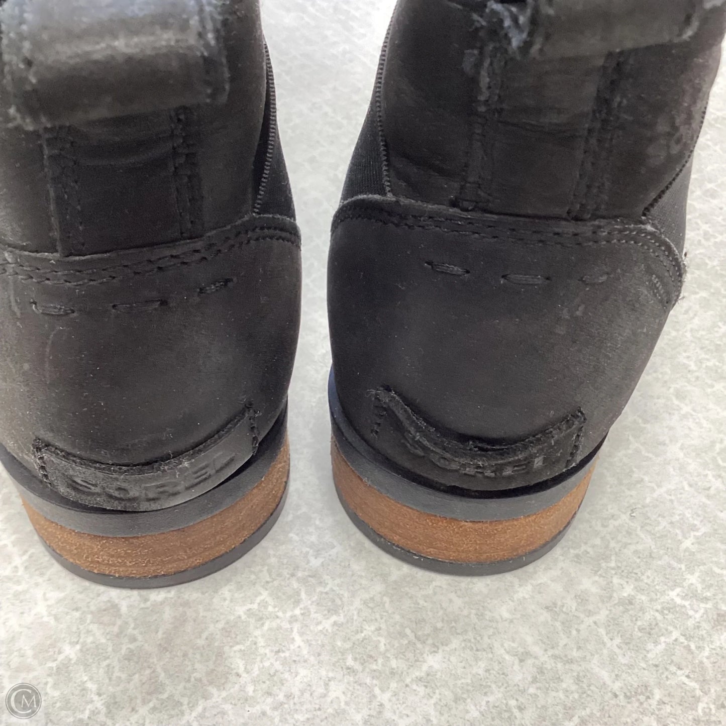 Boots Ankle Flats By Sorel In Black, Size: 9.5