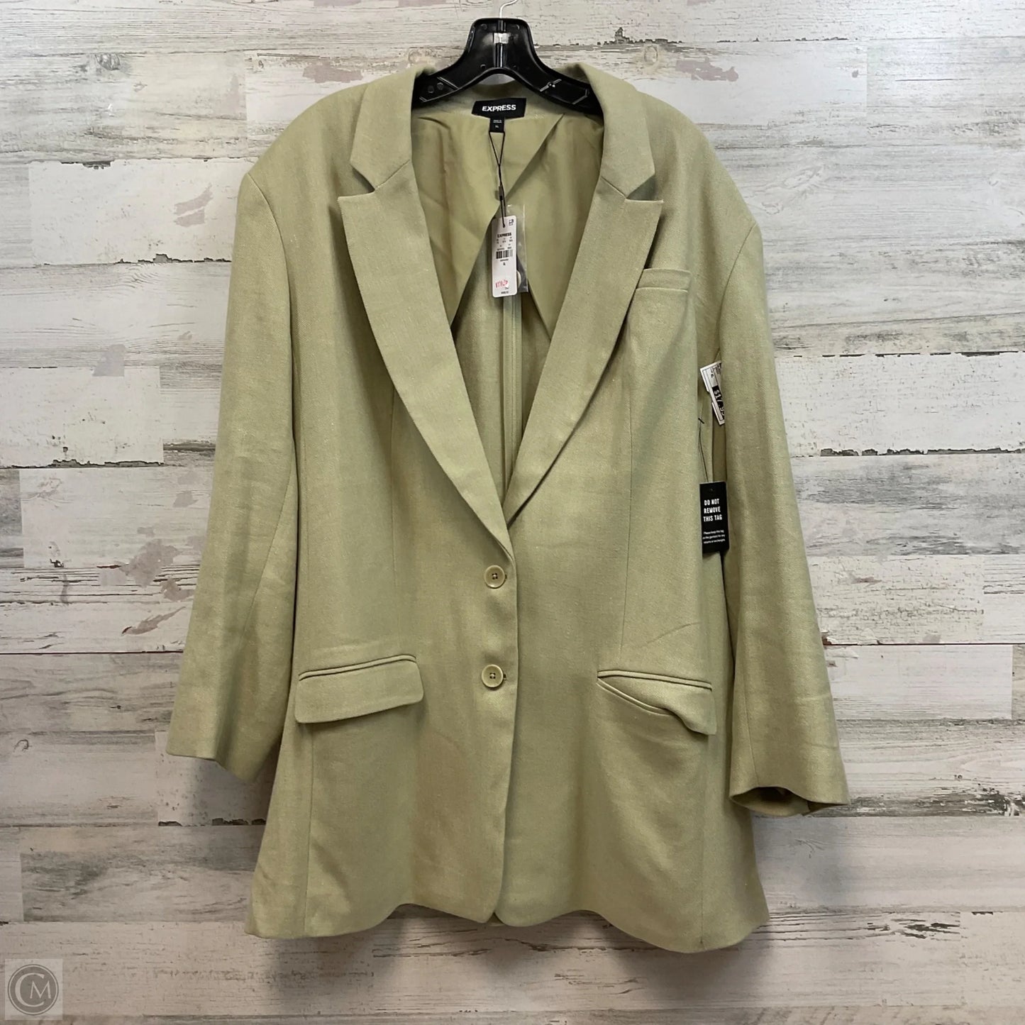 Blazer By Express In Green, Size: Xl