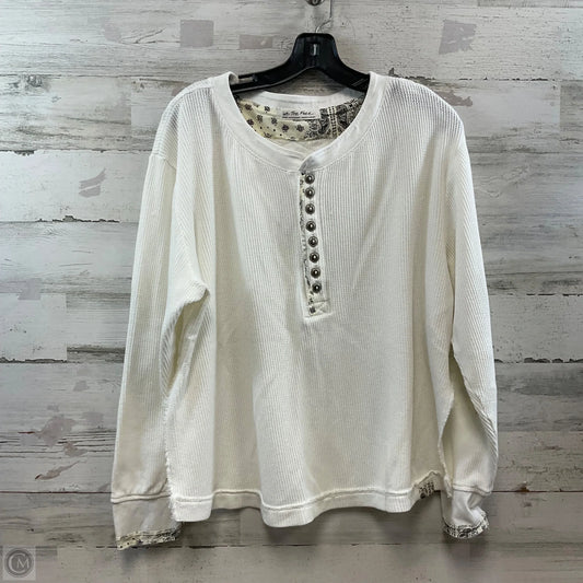 Top Long Sleeve By We The Free In White, Size: M