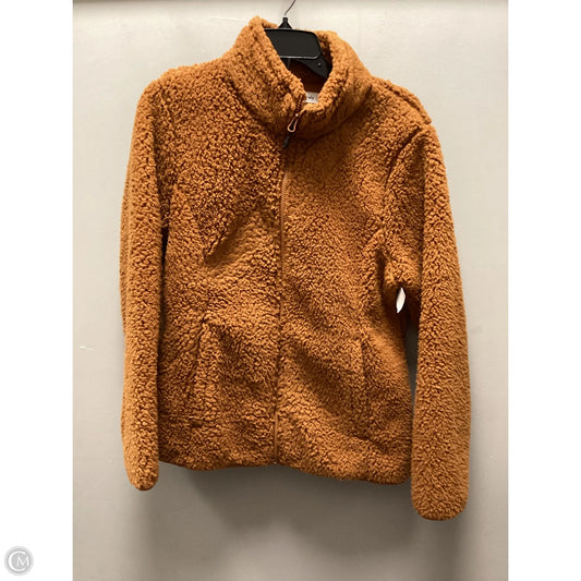 Jacket Fleece By Amazon Essentials In Brown, Size: L