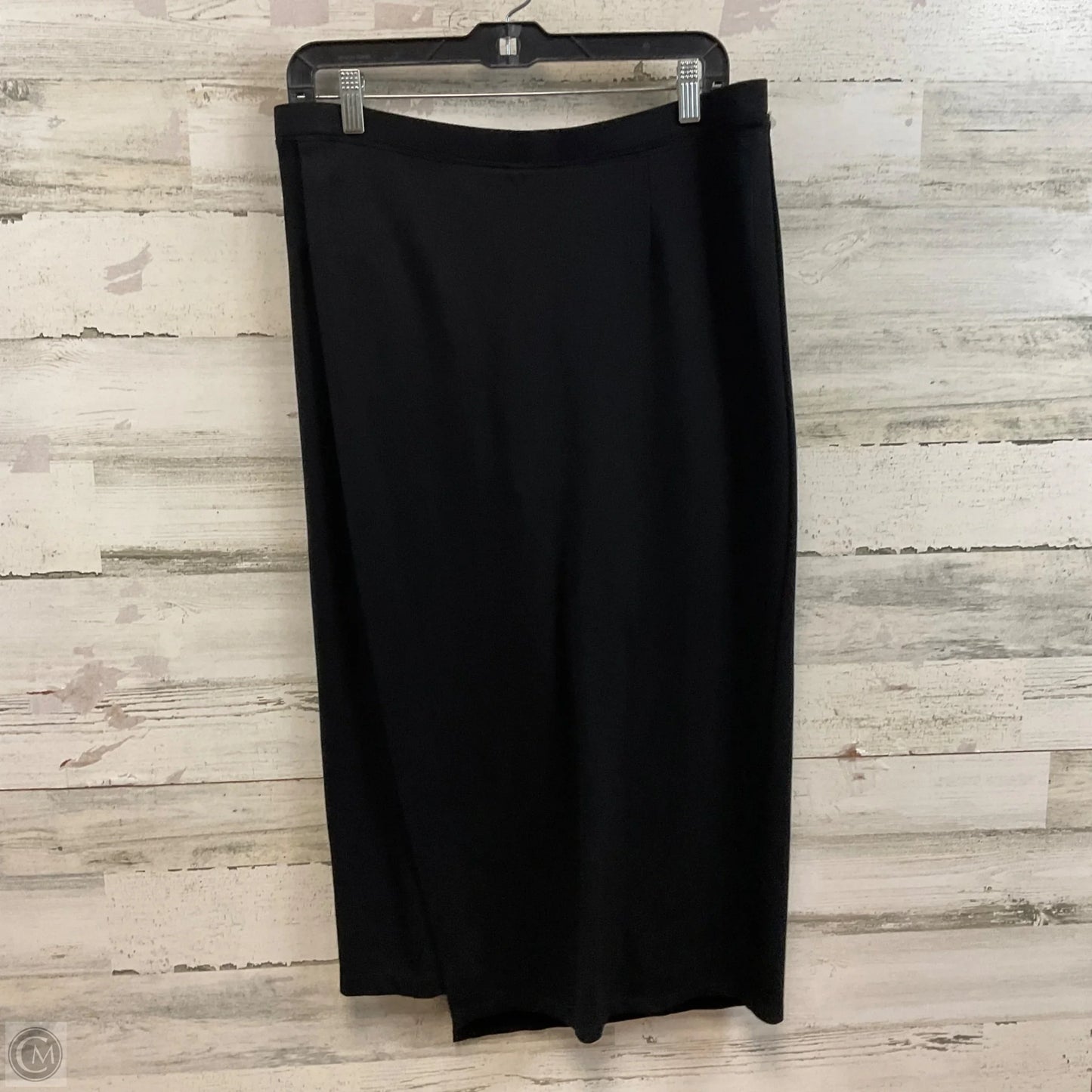 Skirt Midi By Betabrand In Black, Size: Xl