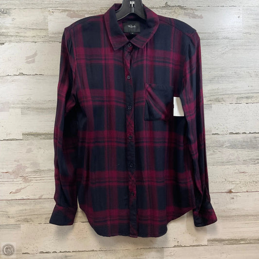 Top Long Sleeve By Rails In Black, Size: S