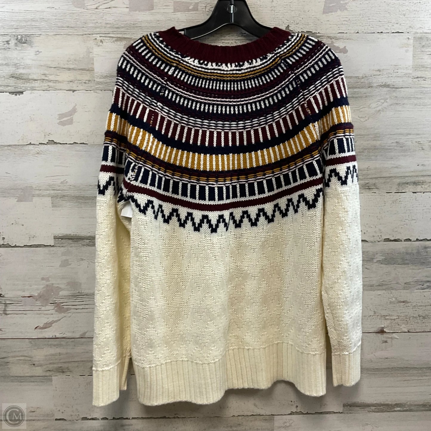 Sweater By PROMOD In Cream, Size: Xl