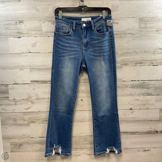 Jeans Straight By Vervet In Blue Denim, Size: 6