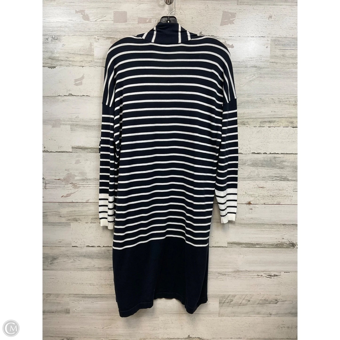 Cardigan By Cabi In Blue & White, Size: M