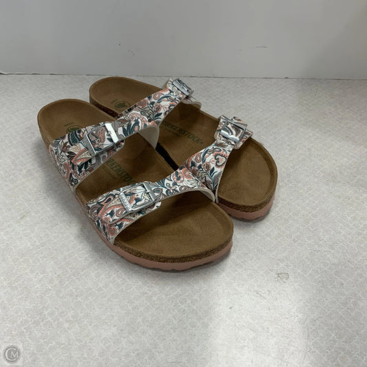 Sandals Flats By Birkenstock In Pink, Size: 10