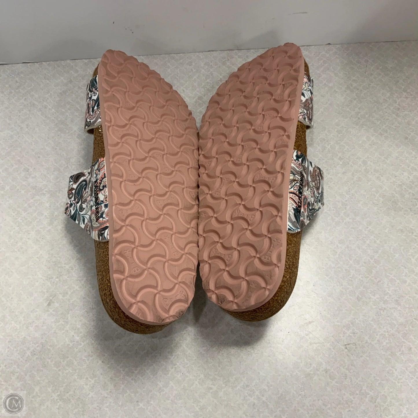 Sandals Flats By Birkenstock In Pink, Size: 10