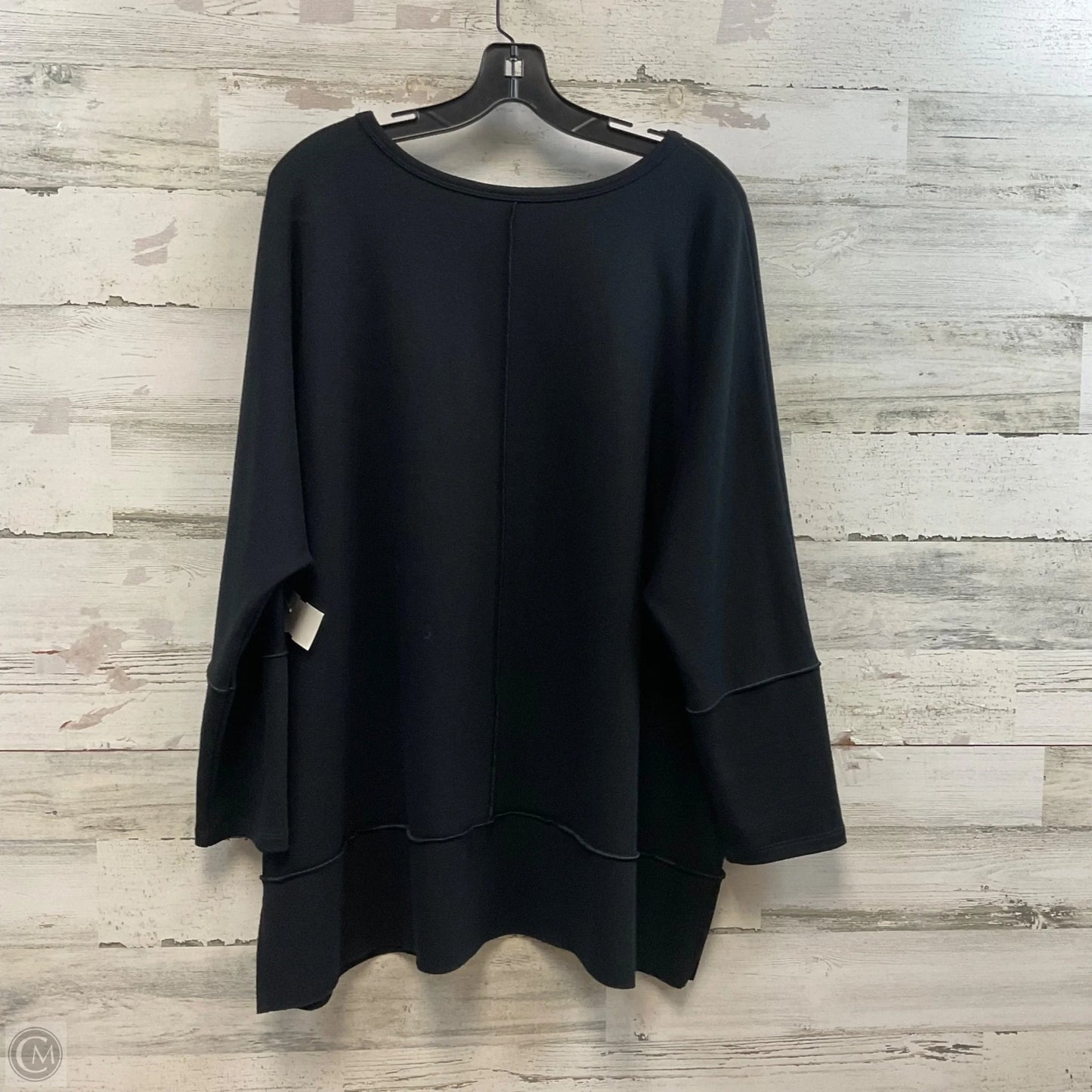 Top Long Sleeve By Spanx In Black, Size: 1x