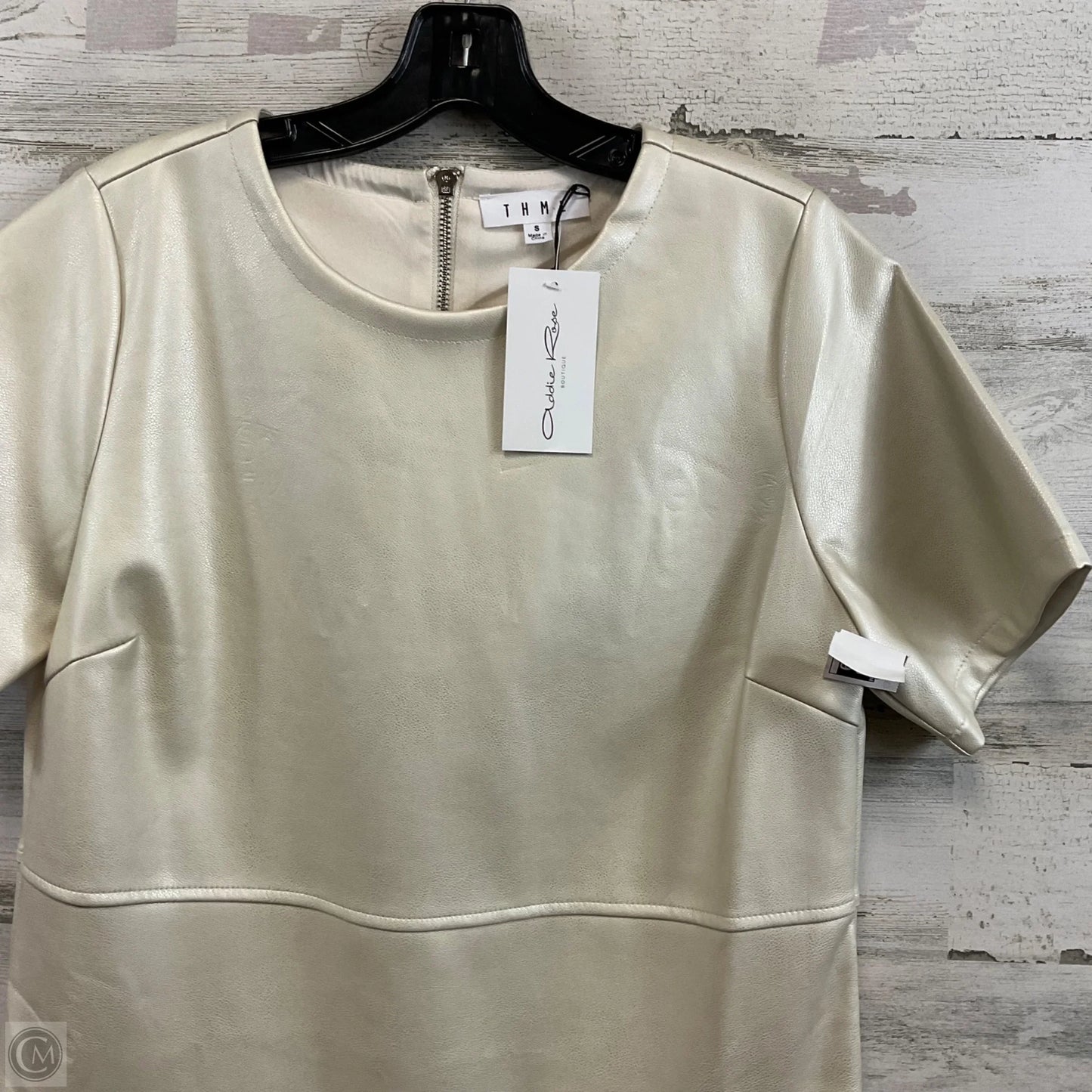 Dress Casual Short By Thml In Cream, Size: S