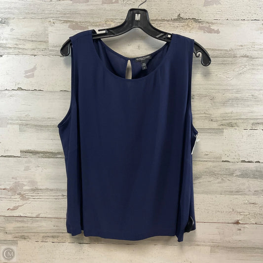 Top Sleeveless By Eileen Fisher In Blue, Size: 1x