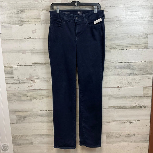 Jeans Straight By Not Your Daughters Jeans In Blue Denim, Size: 10