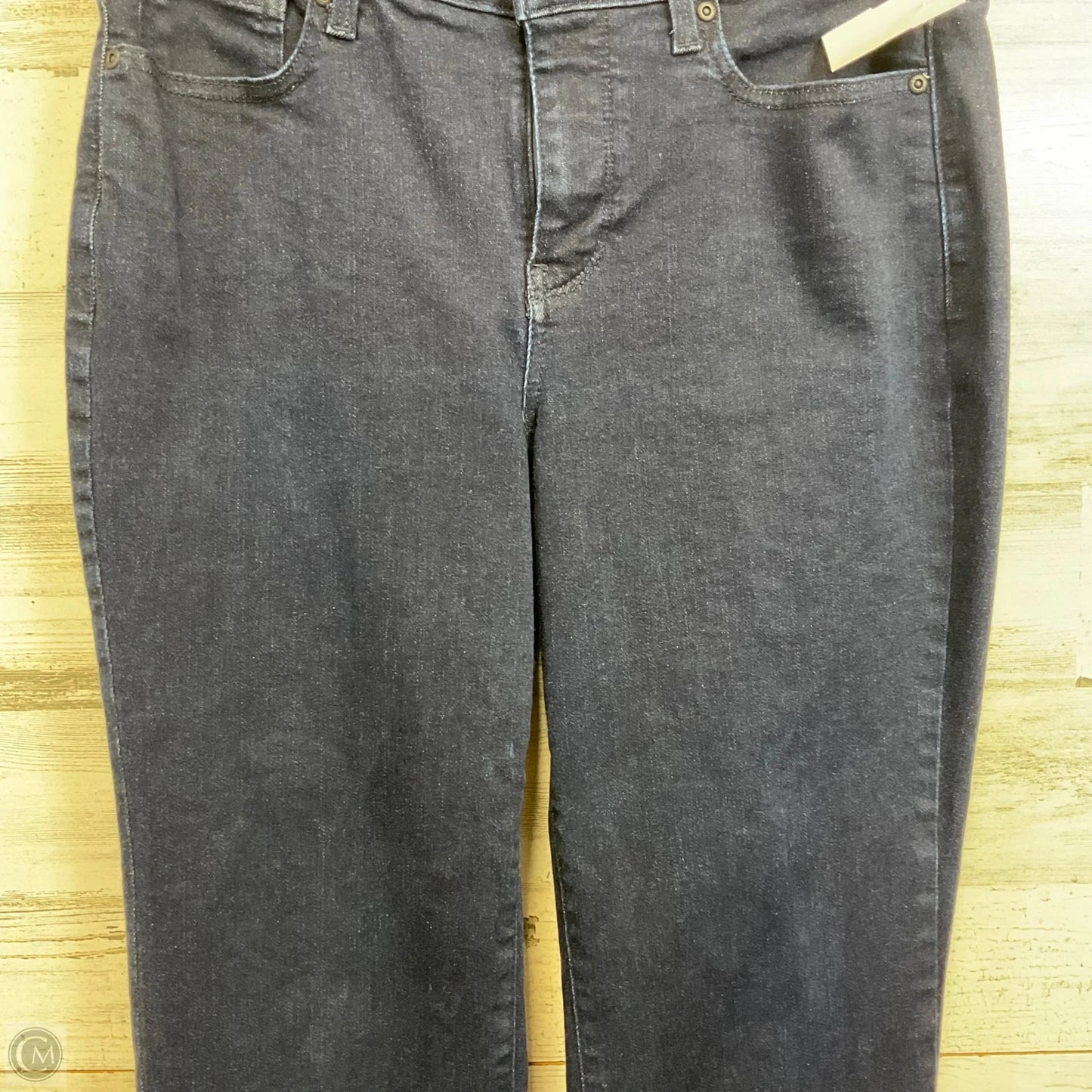 Jeans Straight By Not Your Daughters Jeans In Blue Denim, Size: 10
