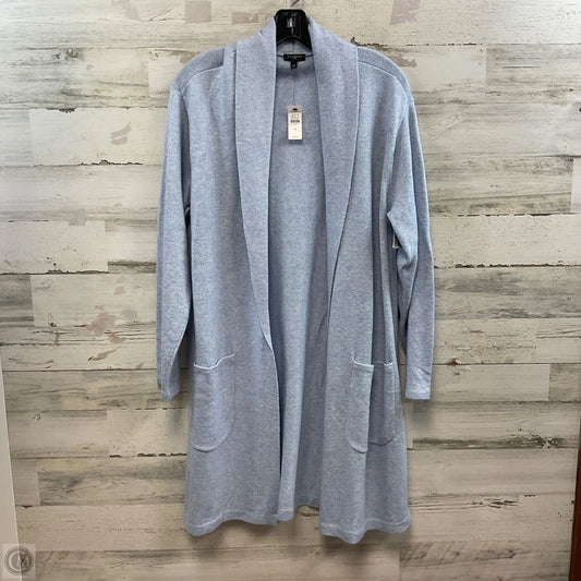 Sweater Cardigan By Talbots In Blue, Size: 1x