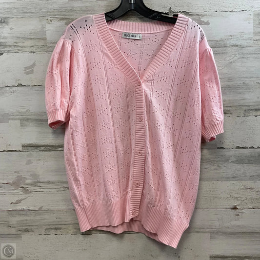 Top Short Sleeve By Grace Karin In Pink, Size: Xl