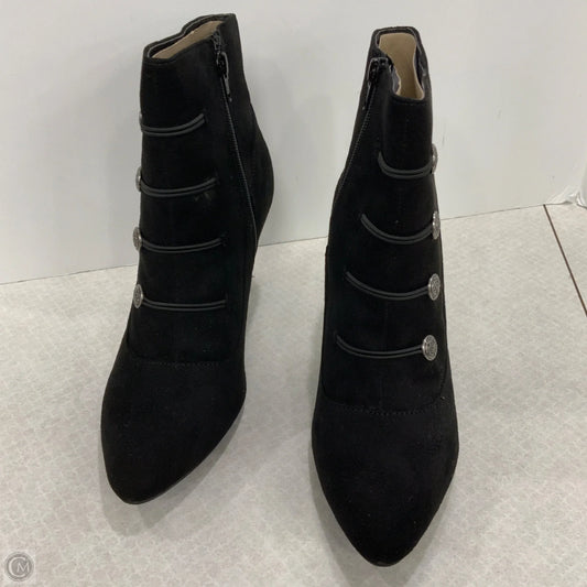Boots Ankle Heels By Rialto In Black, Size: 10