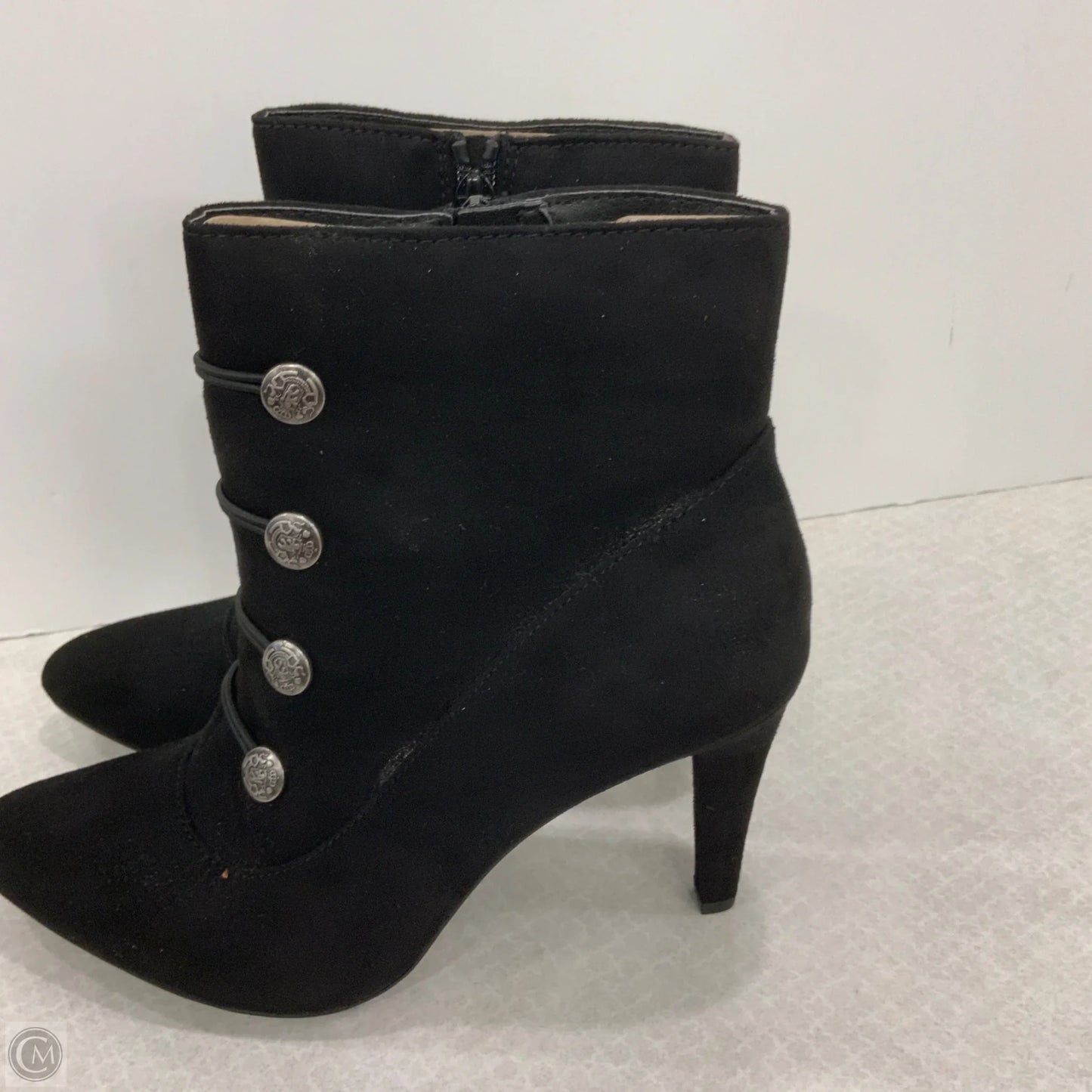 Boots Ankle Heels By Rialto In Black, Size: 10