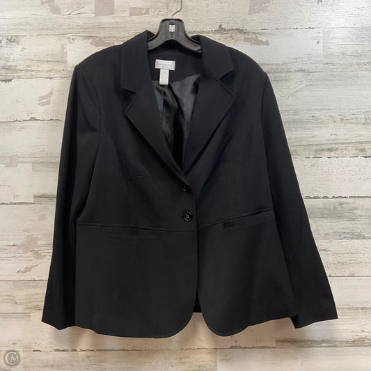 Blazer By Charter Club In Black, Size: 14