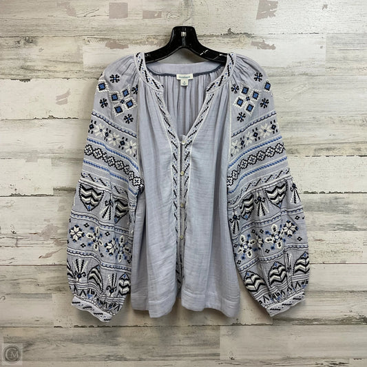 Top Long Sleeve By Sundance In Blue, Size: M