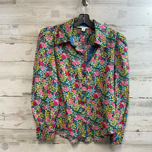 Blouse Long Sleeve By Sundance In Blue, Size: L