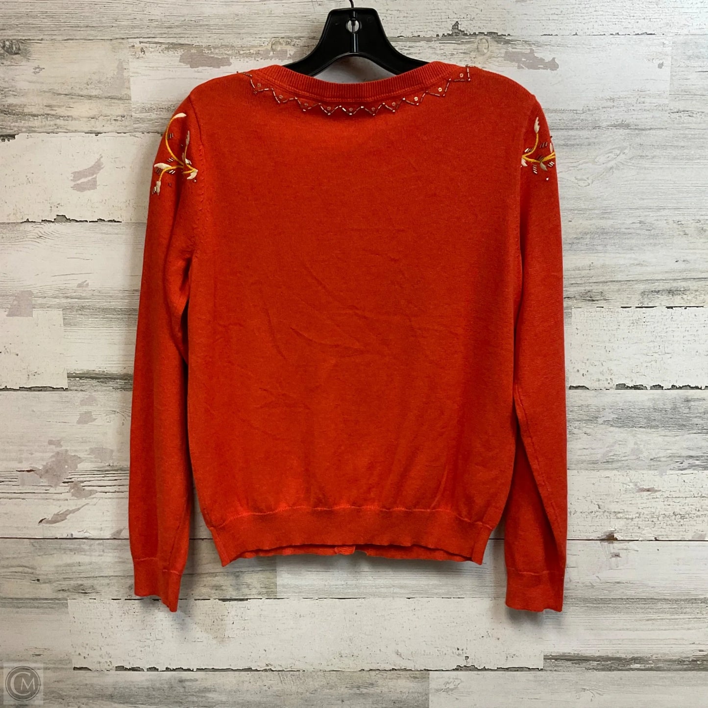 Sweater Cardigan By Sundance In Orange, Size: S