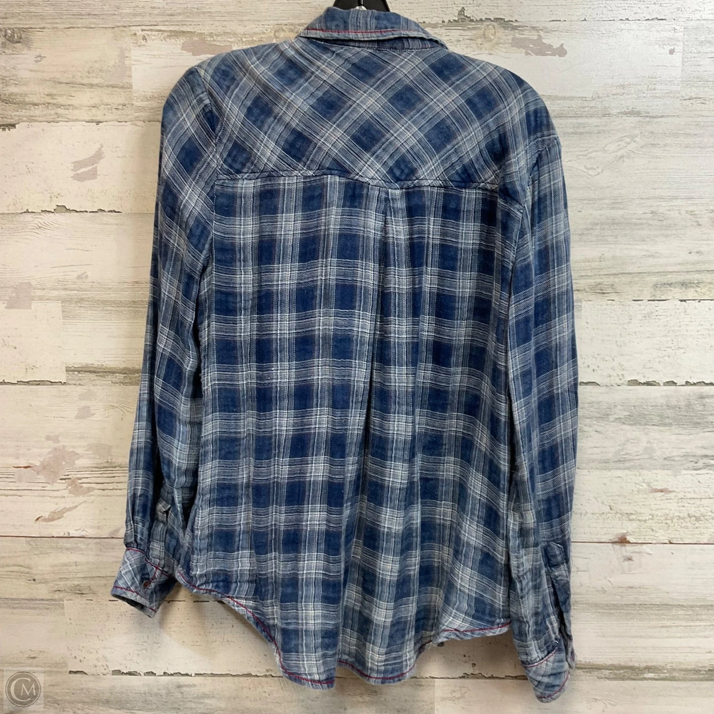 Top Long Sleeve By Sundance In Blue, Size: M