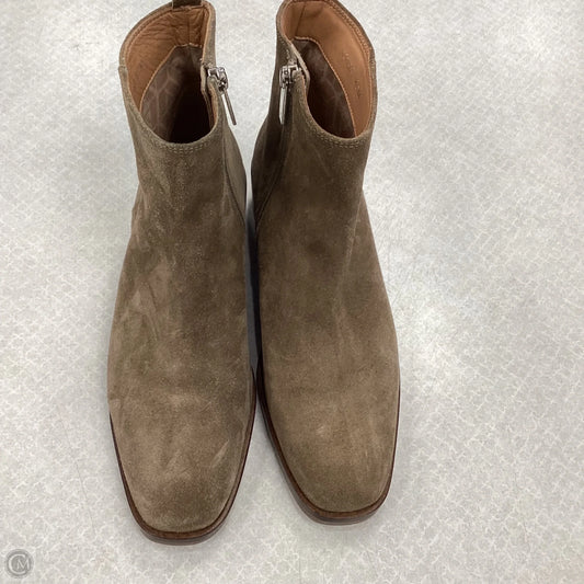 Boots Ankle Flats By Aquatalia In Brown, Size: 8.5