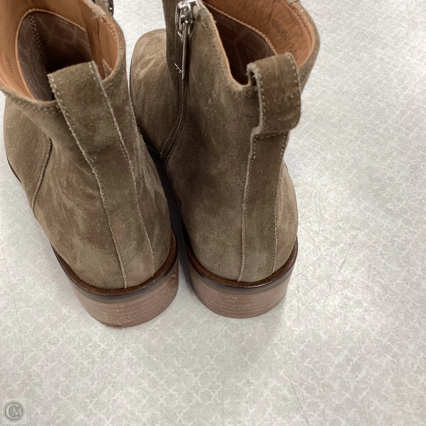 Boots Ankle Flats By Aquatalia In Brown, Size: 8.5