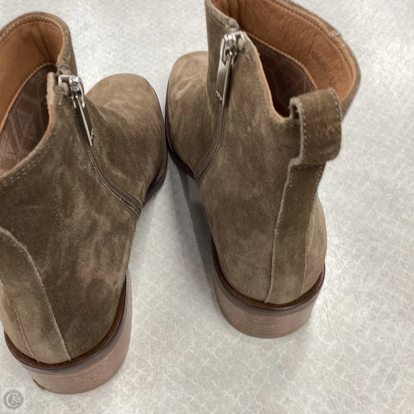 Boots Ankle Flats By Aquatalia In Brown, Size: 8.5