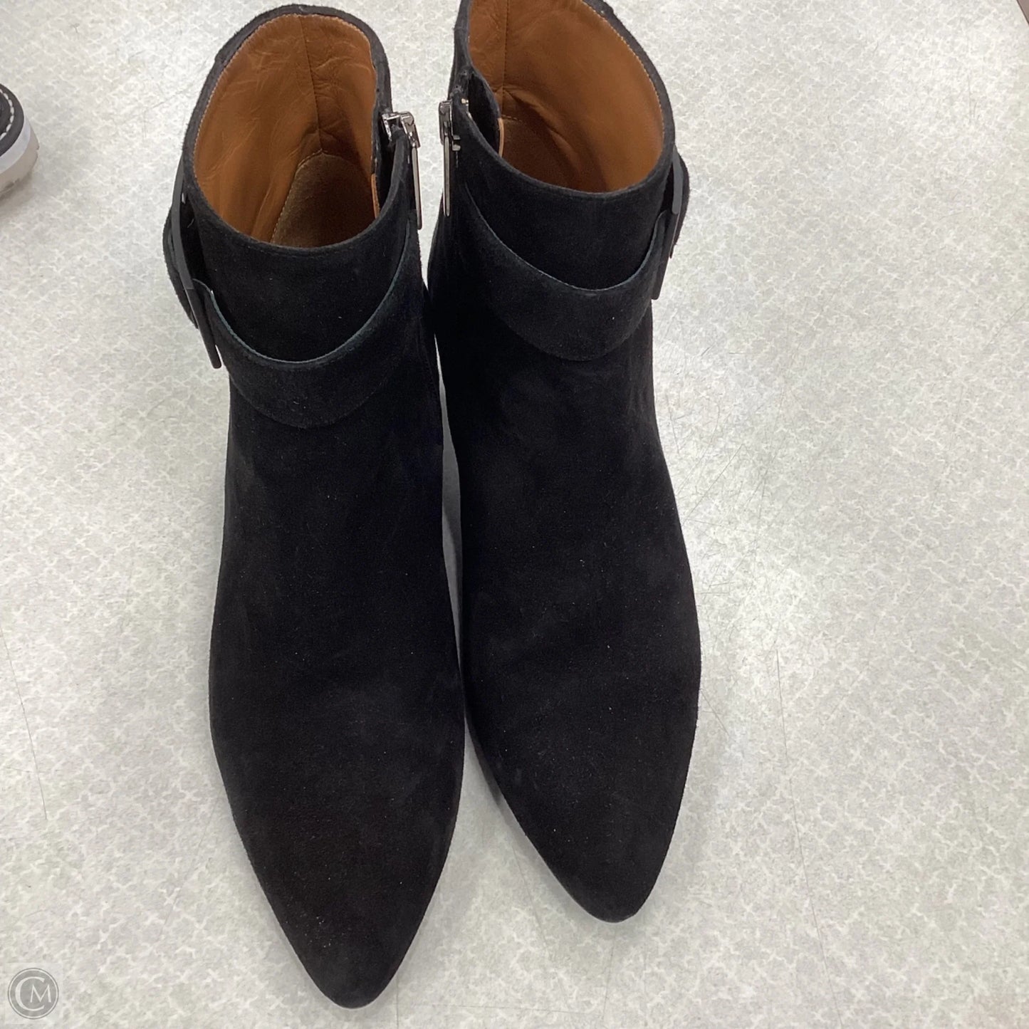Boots Ankle Heels By Aquatalia In Black, Size: 8.5