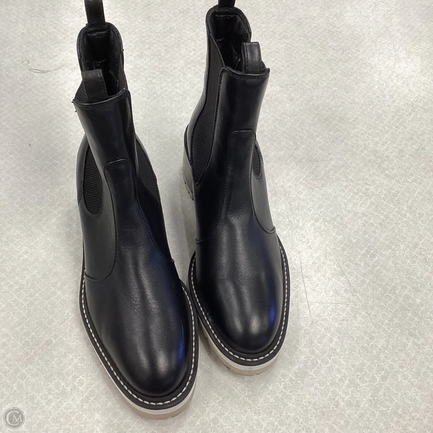Boots Ankle Heels By Aquatalia In Black, Size: 8.5