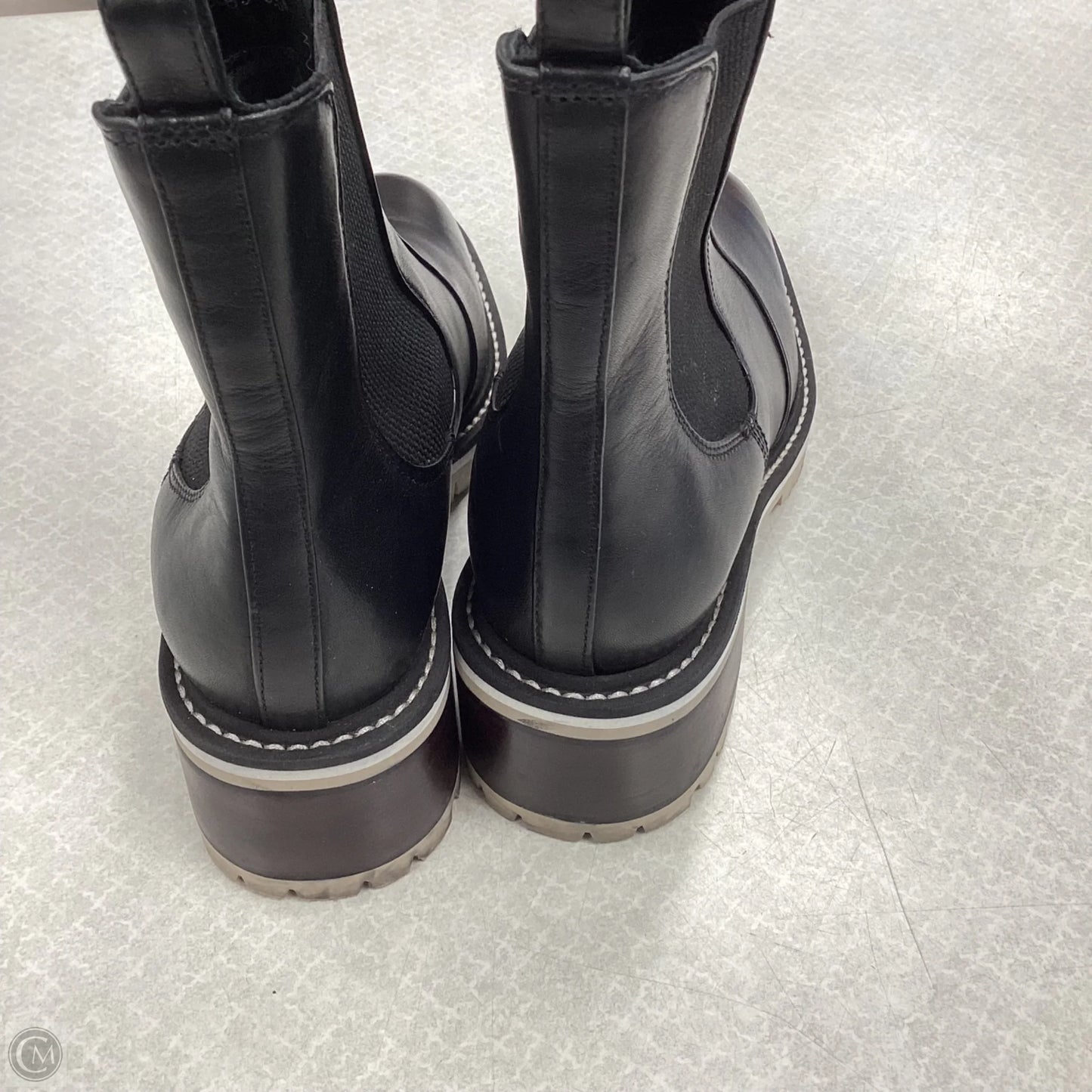 Boots Ankle Heels By Aquatalia In Black, Size: 8.5