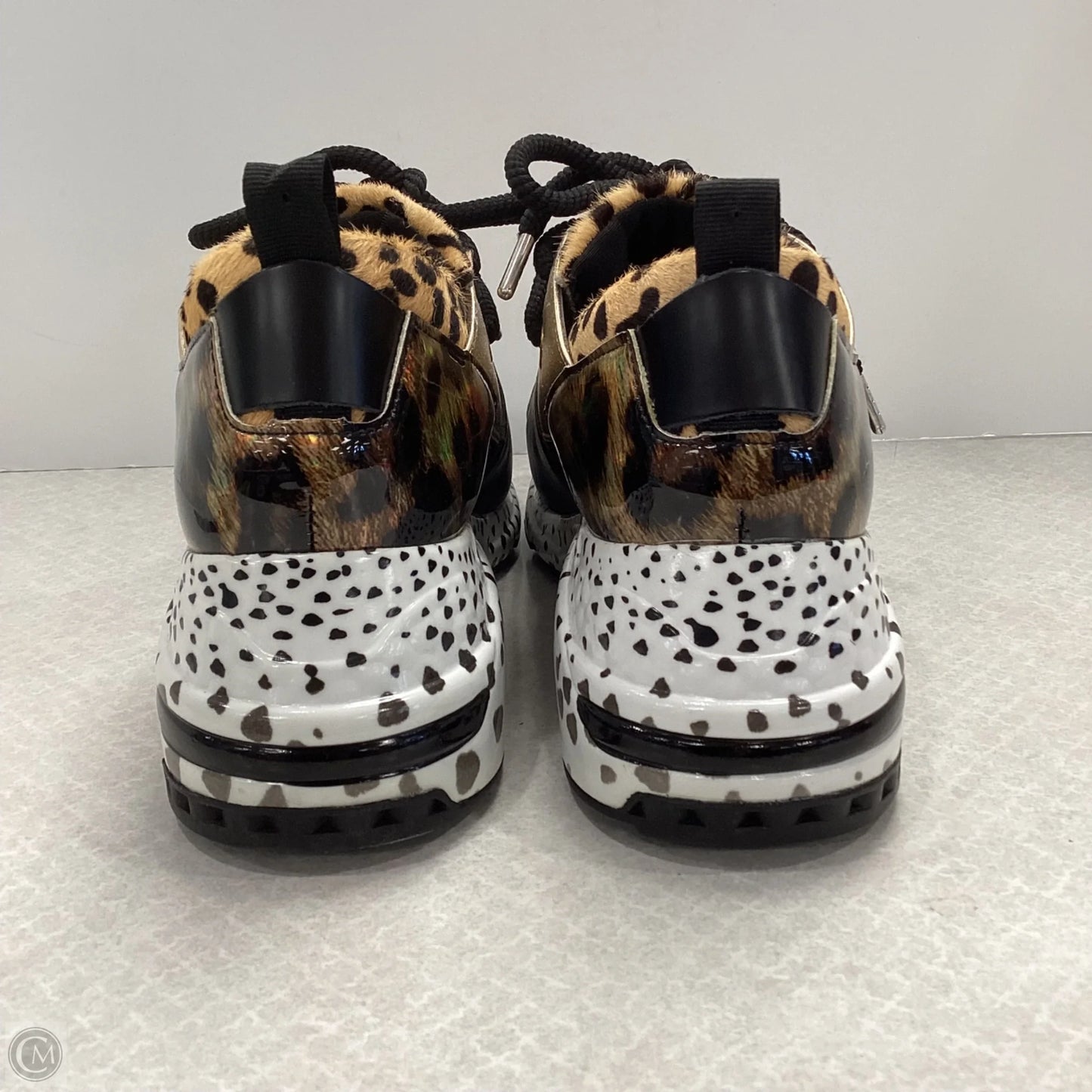 Shoes Sneakers By Steve Madden In Animal Print, Size: 7