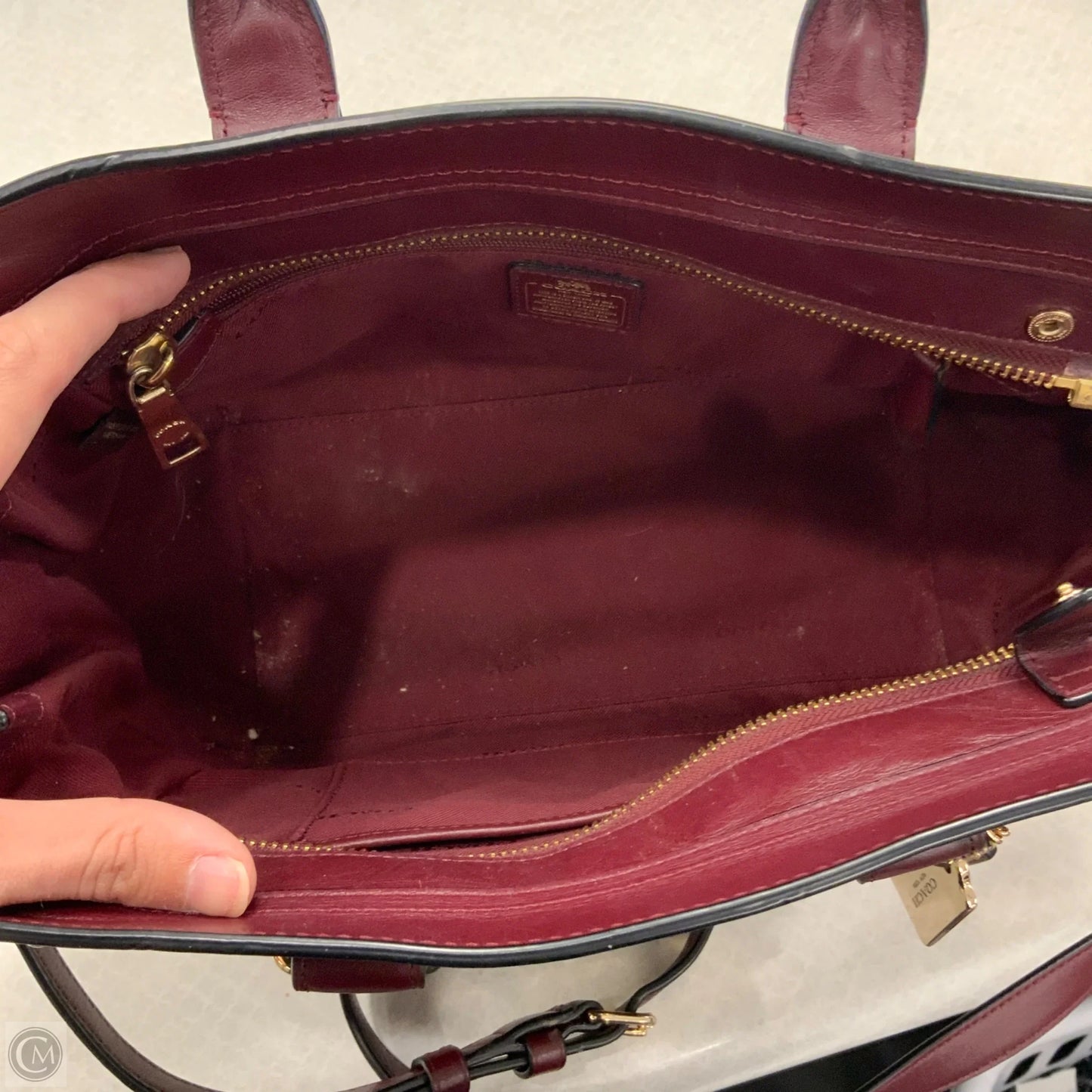 Handbag Designer By Coach, Size: Medium