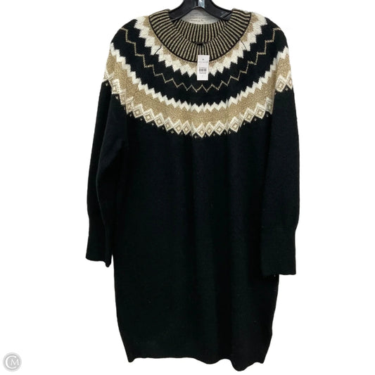 Dress Sweater By Ann Taylor In Black, Size: L