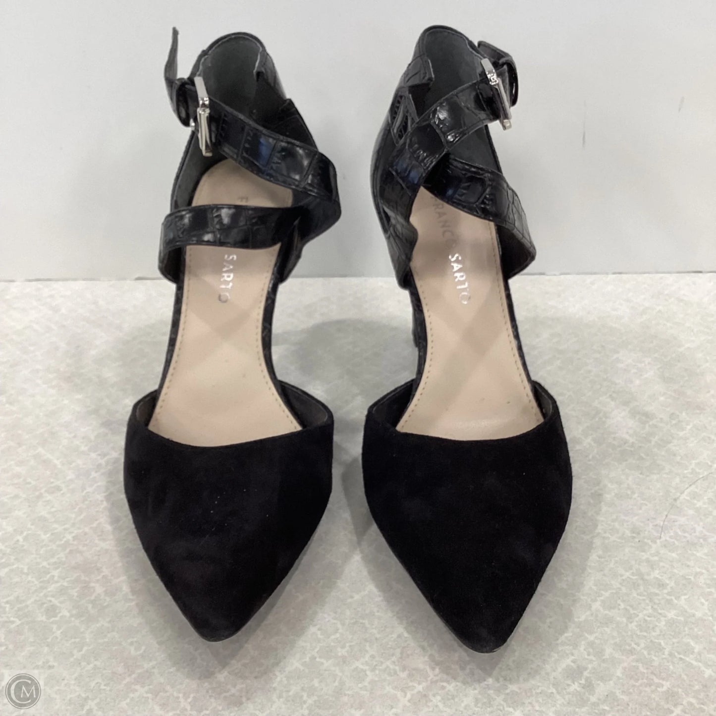 Shoes Heels Kitten By Franco Sarto In Black, Size: 7.5