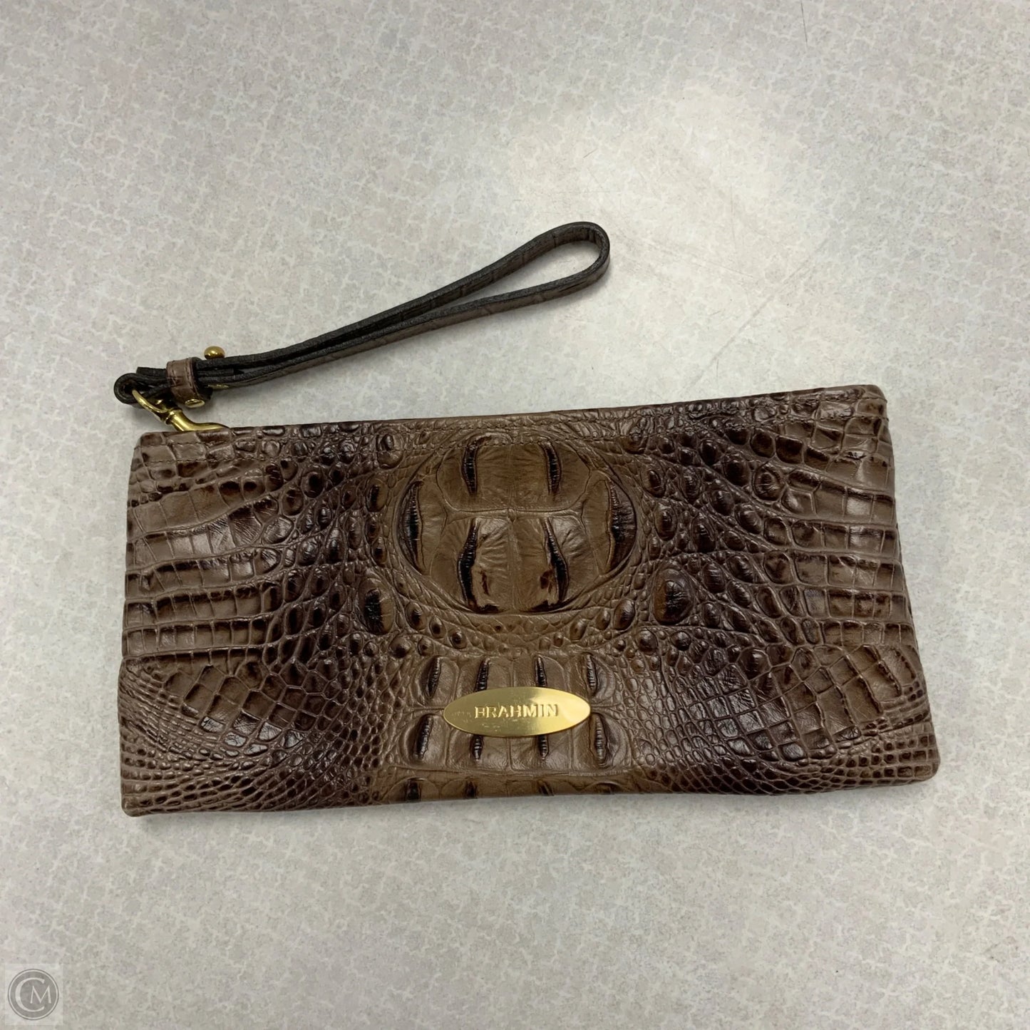 Wristlet Designer By Brahmin, Size: Large