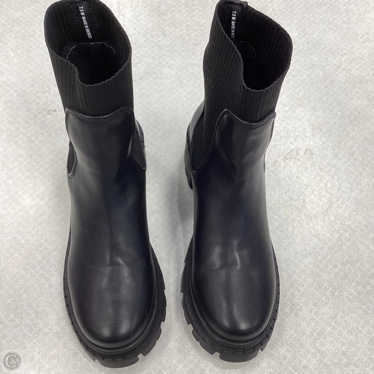 Boots Ankle Heels By Steve Madden In Black, Size: 7.5