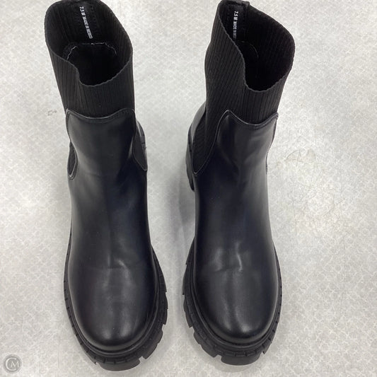 Boots Ankle Heels By Steve Madden In Black, Size: 7.5