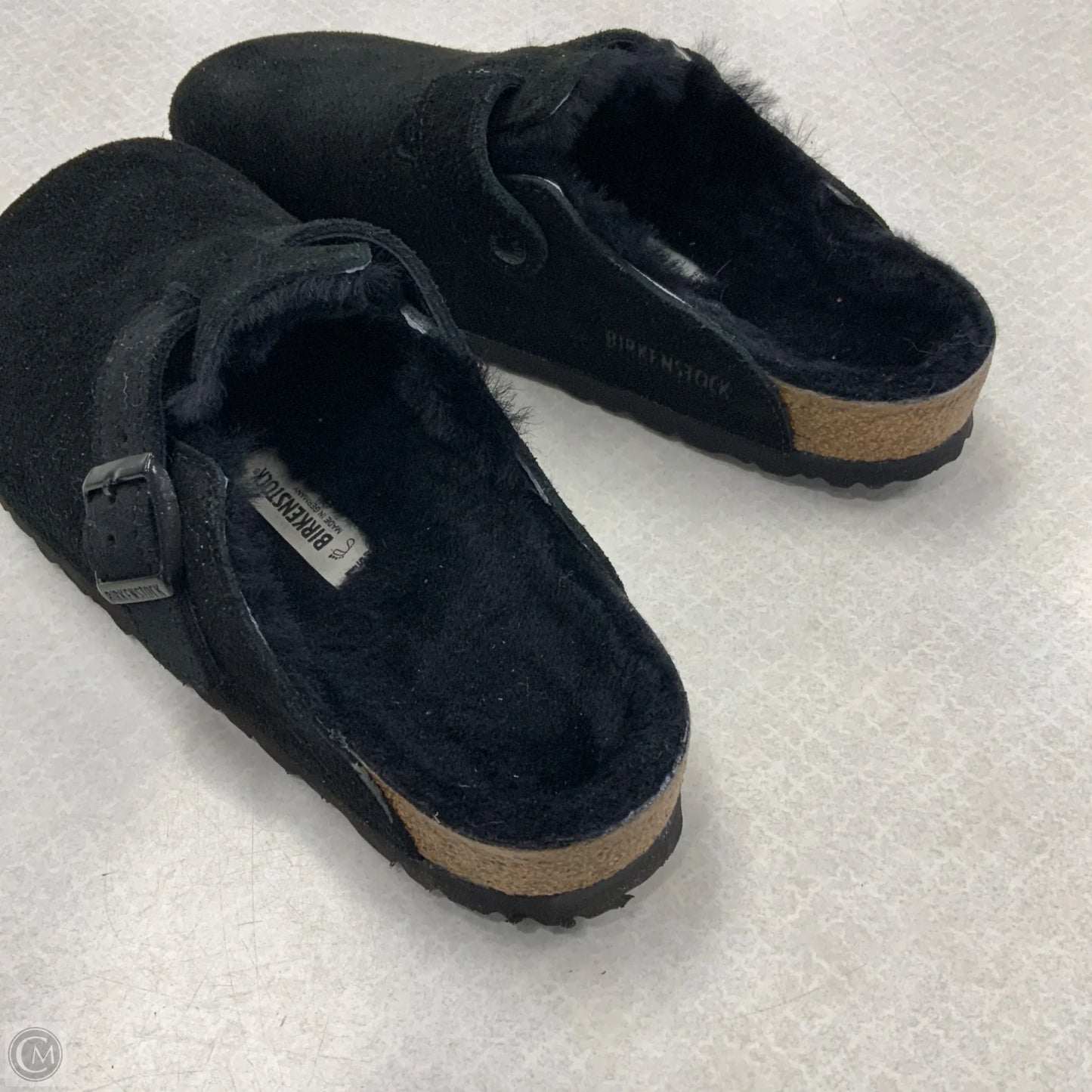 Shoes Flats By Birkenstock In Black, Size: 10