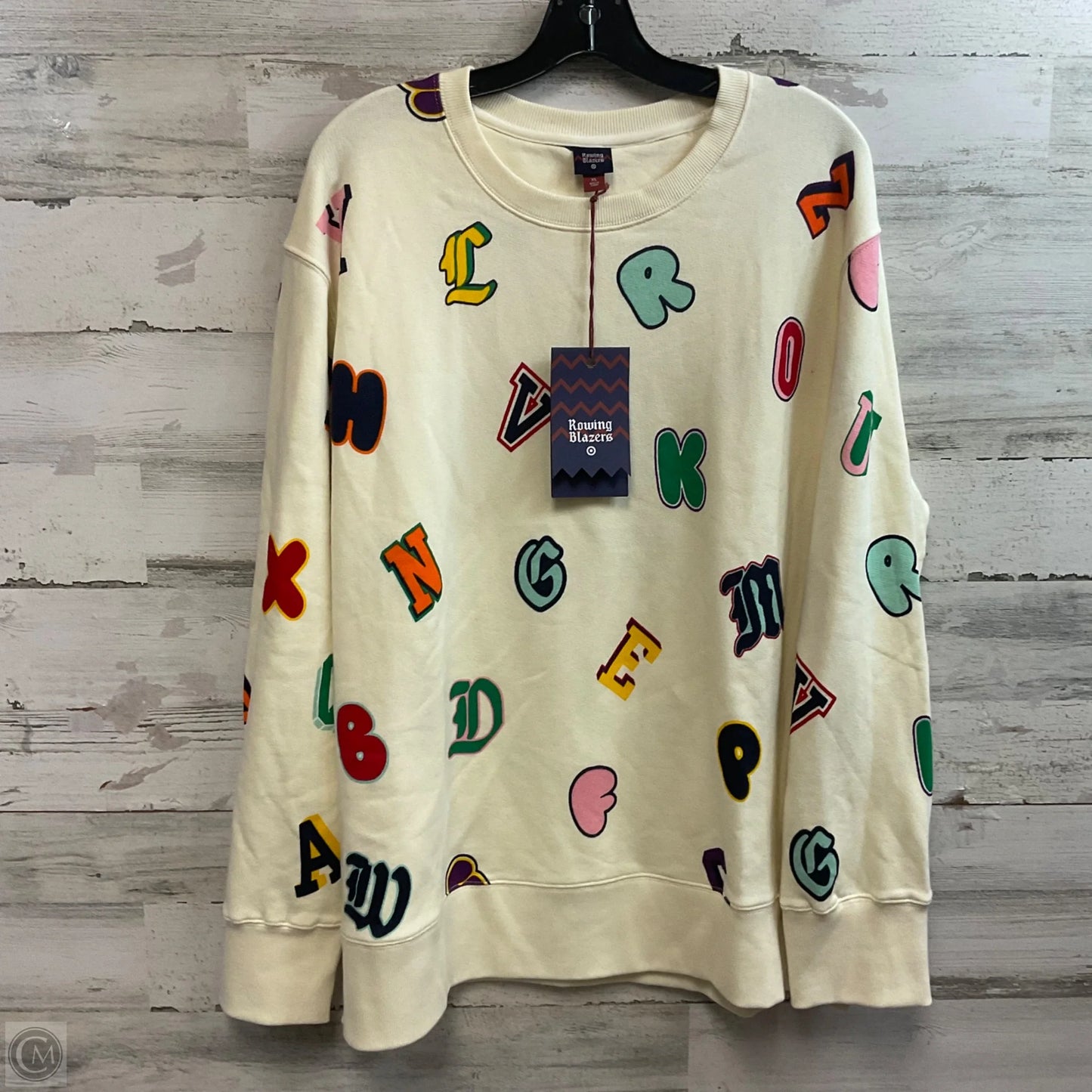 Sweatshirt Crewneck By Target Designer In Cream, Size: Xl