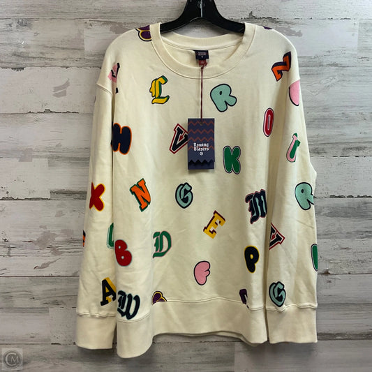 Sweatshirt Crewneck By Target Designer In Cream, Size: Xl