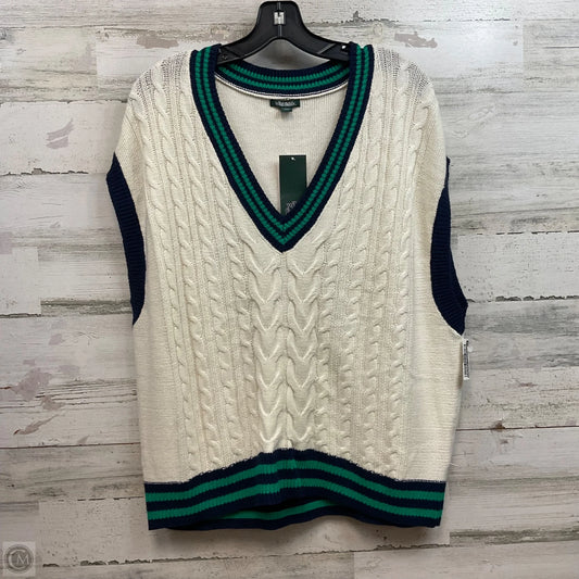 Vest Sweater By Wild Fable In Cream, Size: L